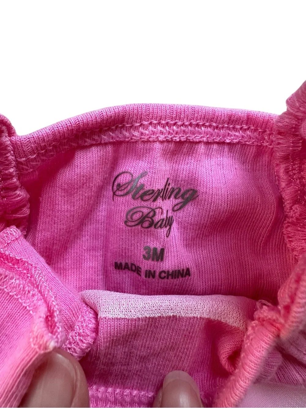 Sleeveless summer onesie bodysuit lot Sterling Baby & Carter’s size 3M (0-3 mo)